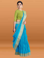 Zari Border Woven Art Silk Saree