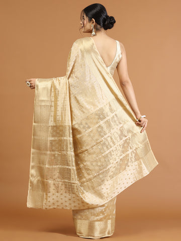 Zari Border Booti Handloom Woven Saree