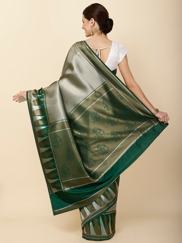 Brocade Zari Jaal Woven Handloom Saree