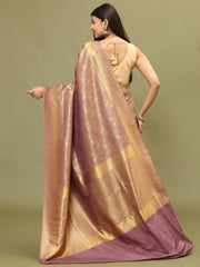 Zari Jaal Woven Handloom Saree