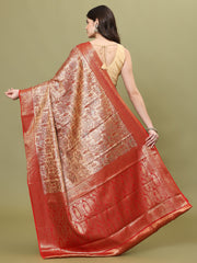 Zari Jaal Woven Handloom Saree