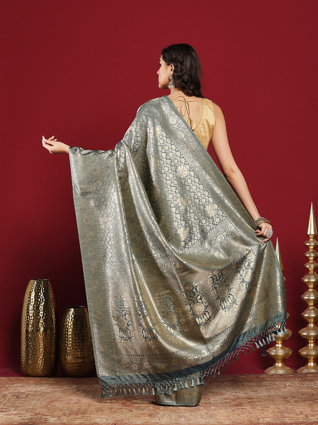 Woven Design Art Silk Saree