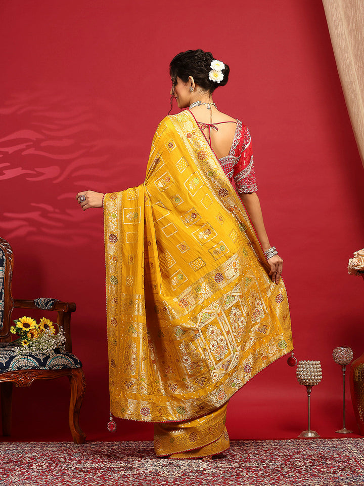 Embroidered Banarasi Saree