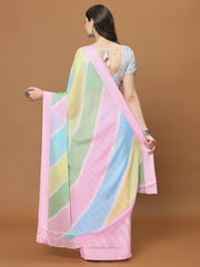 Floral Printed Chiffon Woven Saree