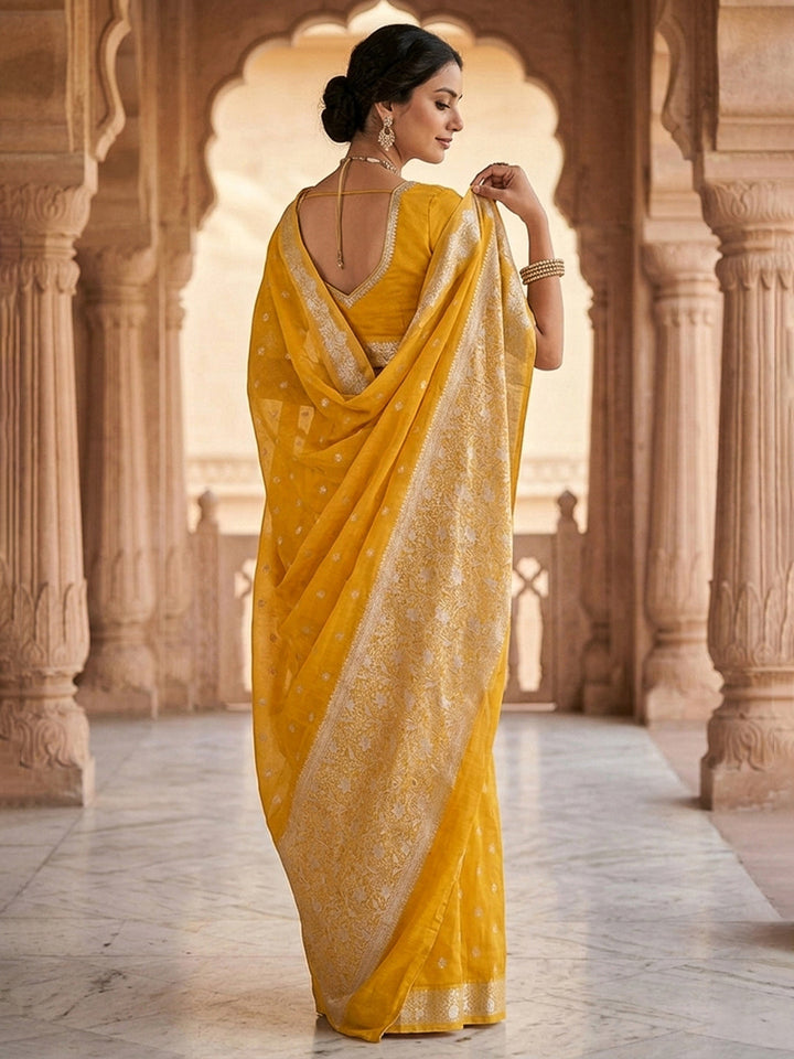 Zari Woven Art Silk Saree