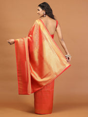 Zari Jaal Brocade Handloom Woven Saree