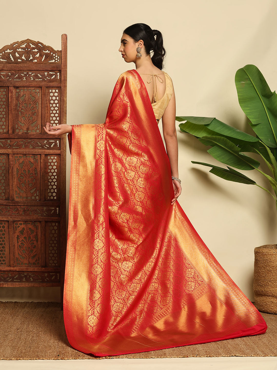 Woven Design Art Silk Saree