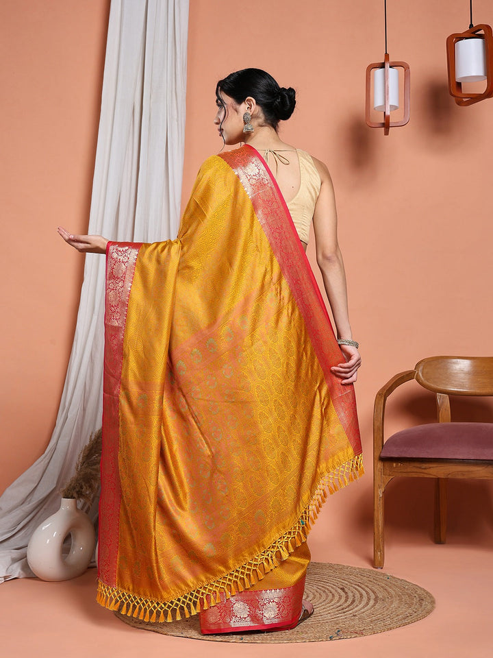 Woven Design Art Silk Lake Blue Saree