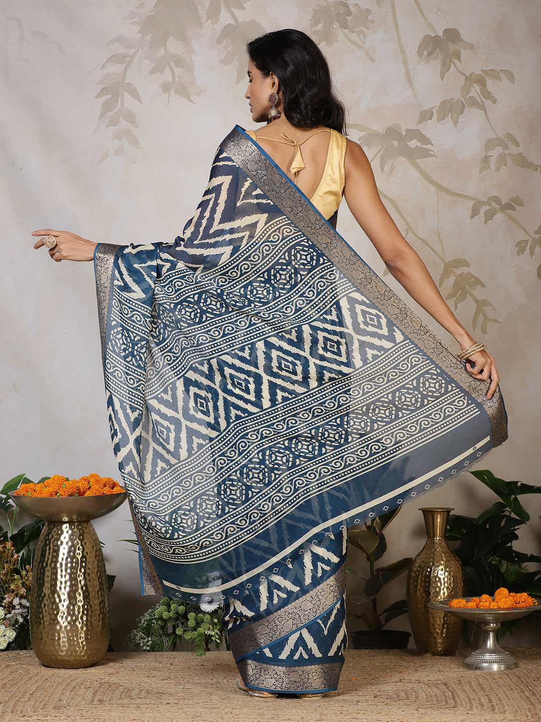 Digital Printed Georgette Saree