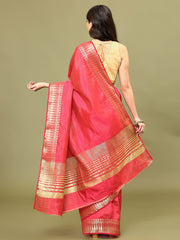 Zari Border Woven Handloom Saree