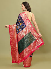 Patola Printed Art Silk Woven Saree