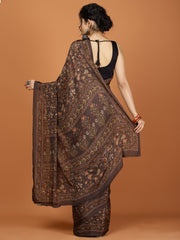 Digital Printed Crepe Woven Saree