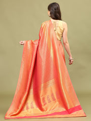 Zari Booti Woven Handloom Saree