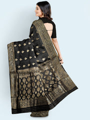 Zari Booti Woven Art Silk Saree