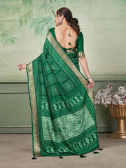 Printed Art Silk Saree