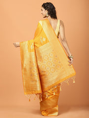 Zari Jaal Woven Art Silk Saree