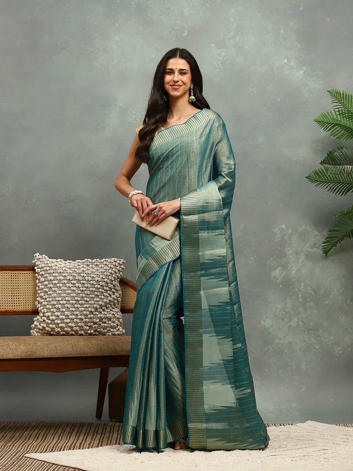 Zaari Border Art Silk Saree