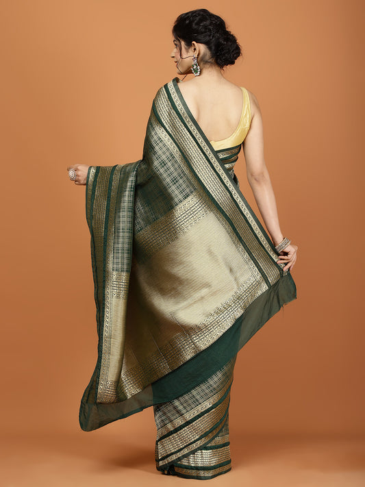 Khaddi Woven Art Silk Saree