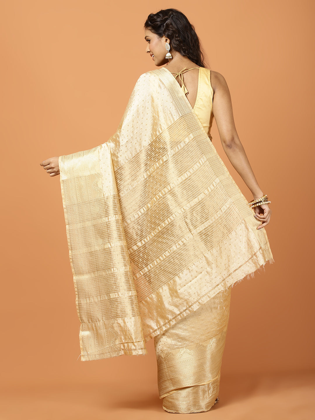 Zari Border Woven Art Silk Saree
