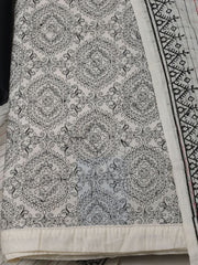 Embroidery Chanderi Unstitched Suit With Dupatta