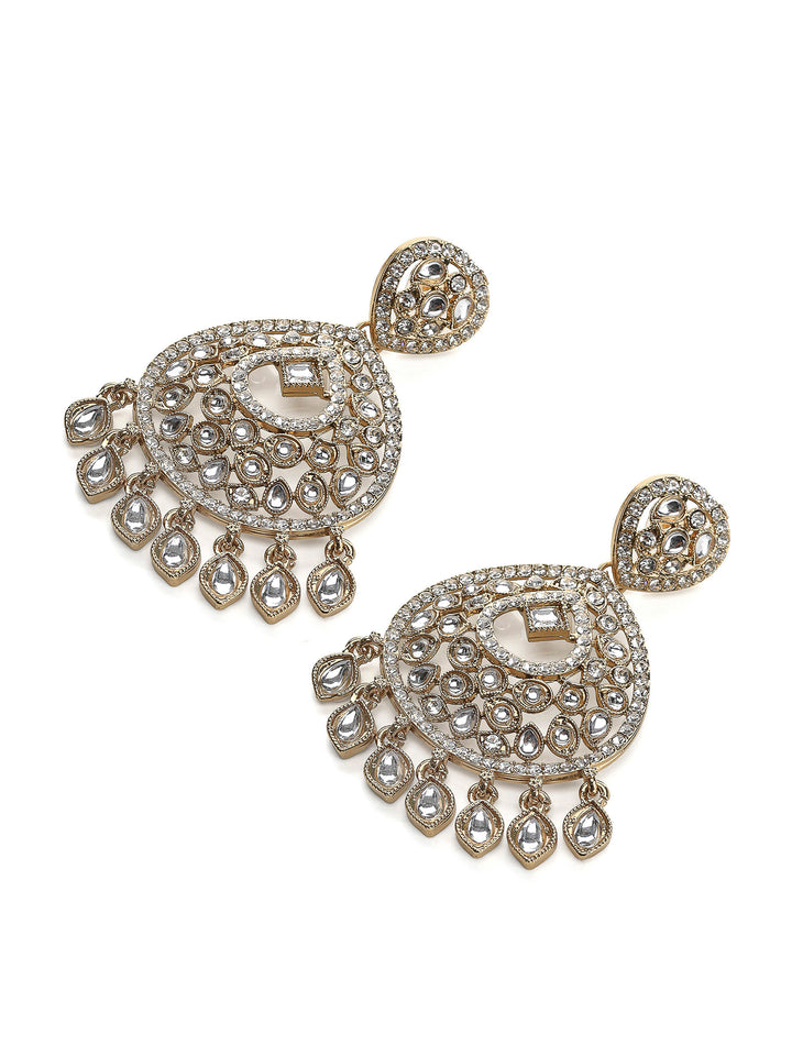 Gold White Jewellery pair