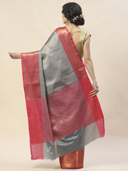 Zari Jaal Woven Cotton Saree