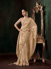 Embroidered Cotton Blend Saree
