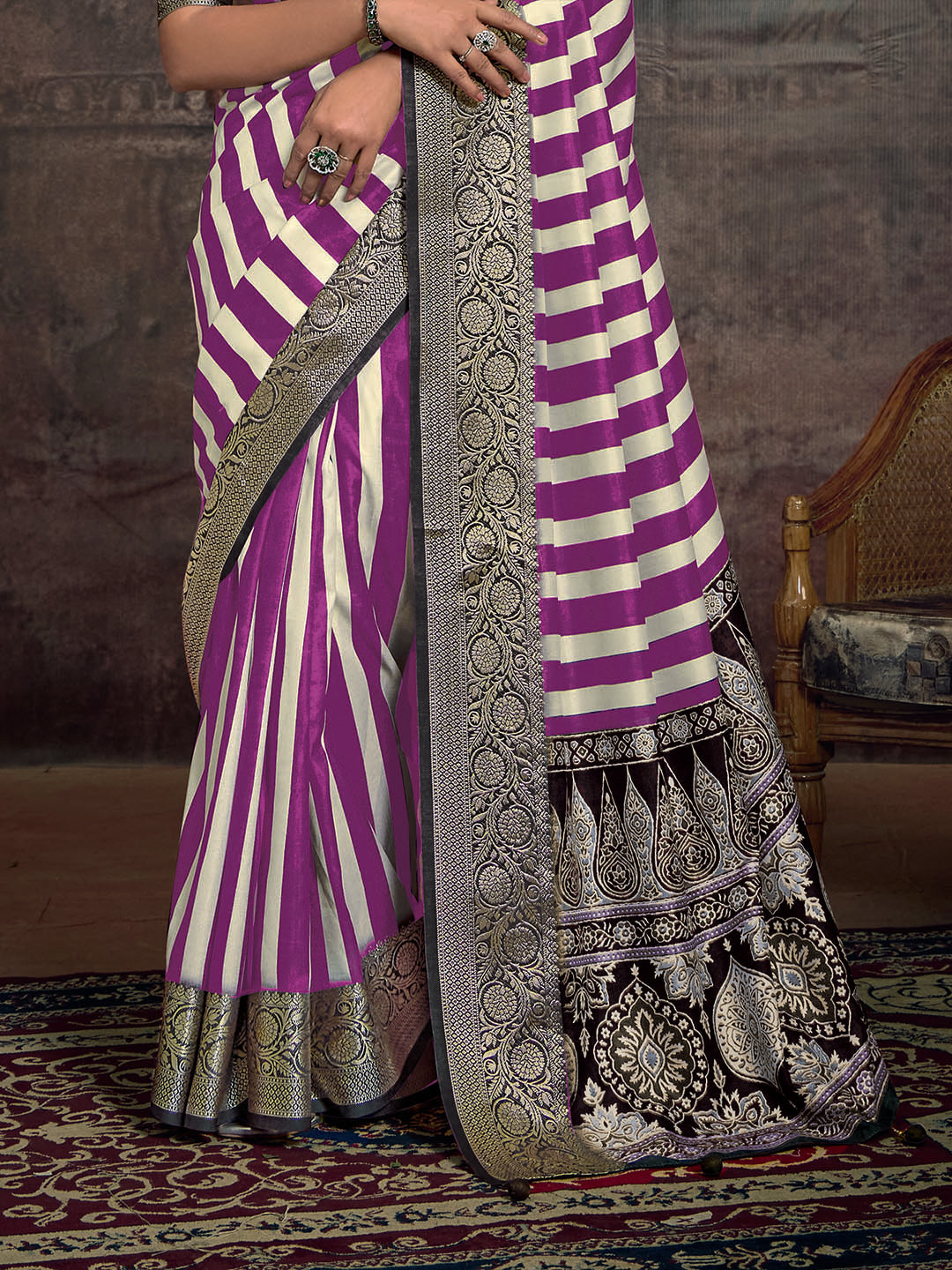 Printed Art Silk Saree
