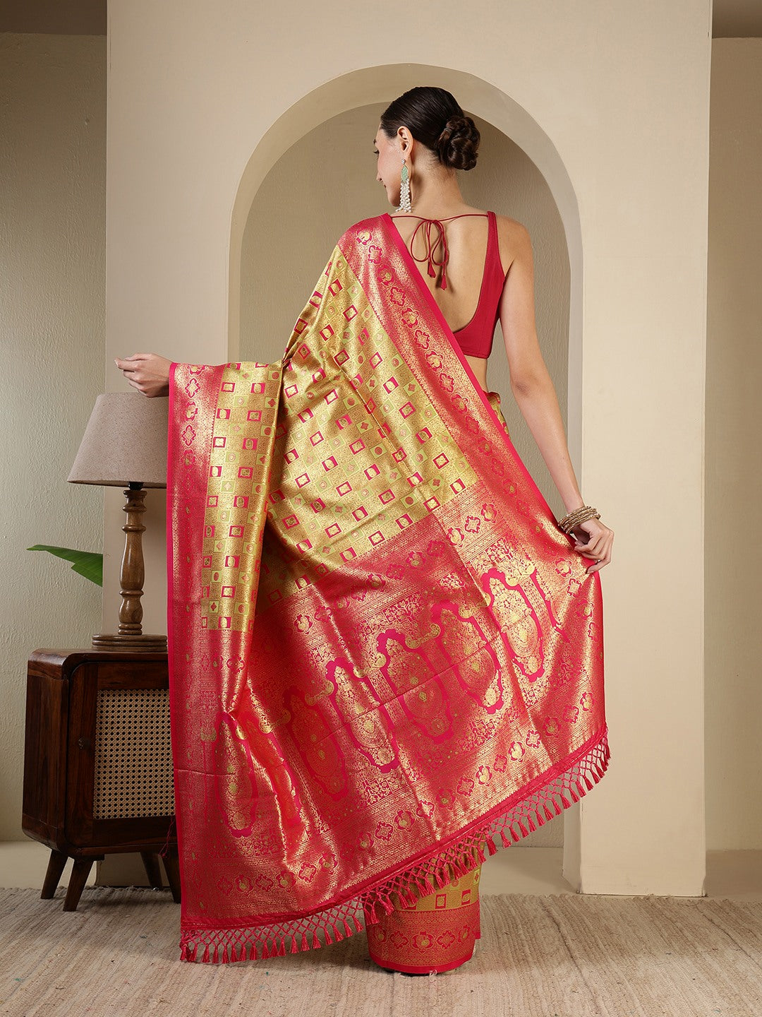 Woven Design Art Silk Saree
