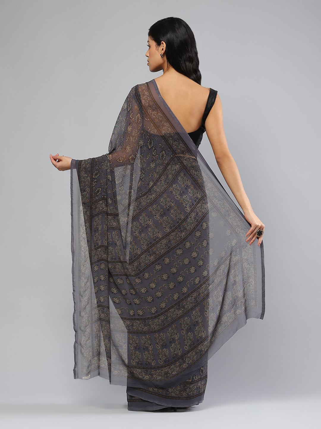 Digital Printed Georgette Saree