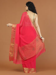 Stone Booti Chiffon Woven Saree