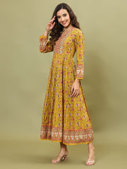 Floral Printed Cotton Kurta