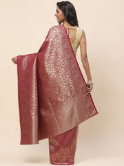 Zari Jaal Woven Art Silk Banarsi Saree