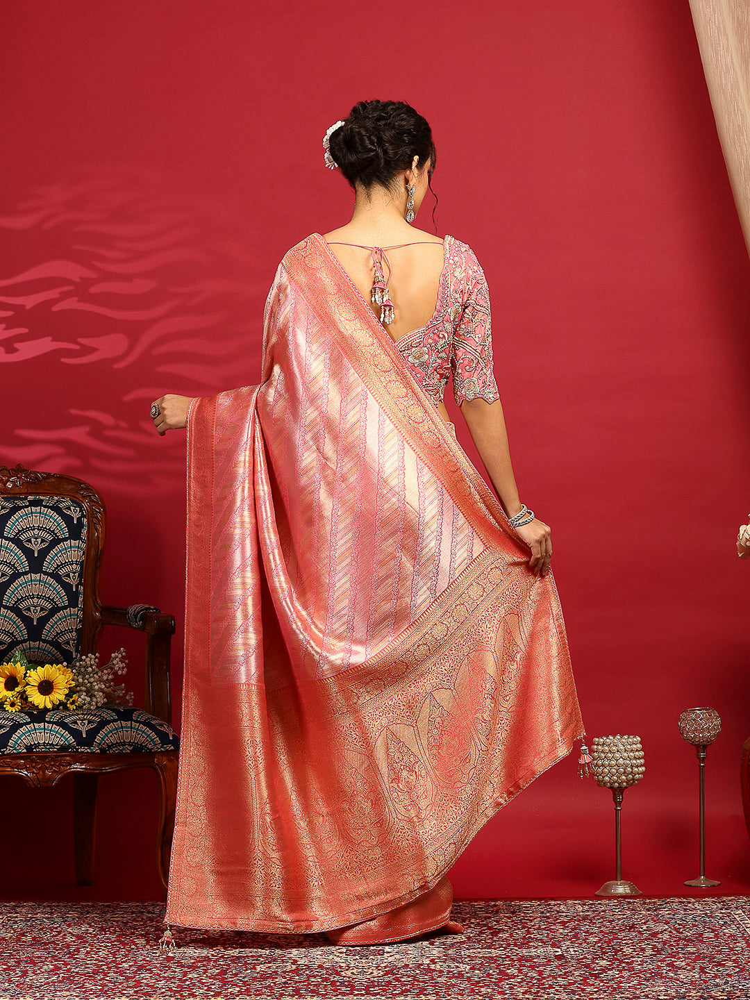 Embroidered Banarasi Saree