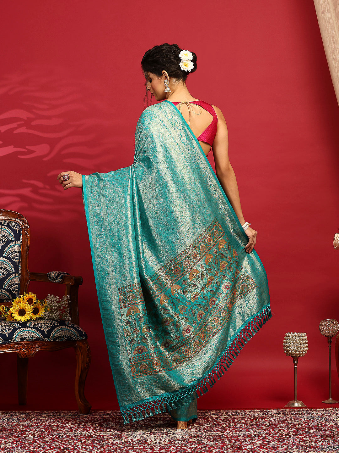 Woven Design Art Silk Saree