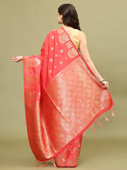 Zari Border Woven Handloom Saree