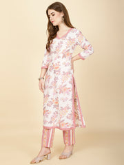 Printed Cotton Kurta Set