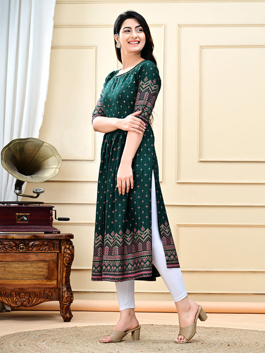 Digital Printed Cotton Kurta