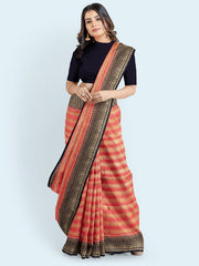 Zari Jaal Woven Art Silk Saree