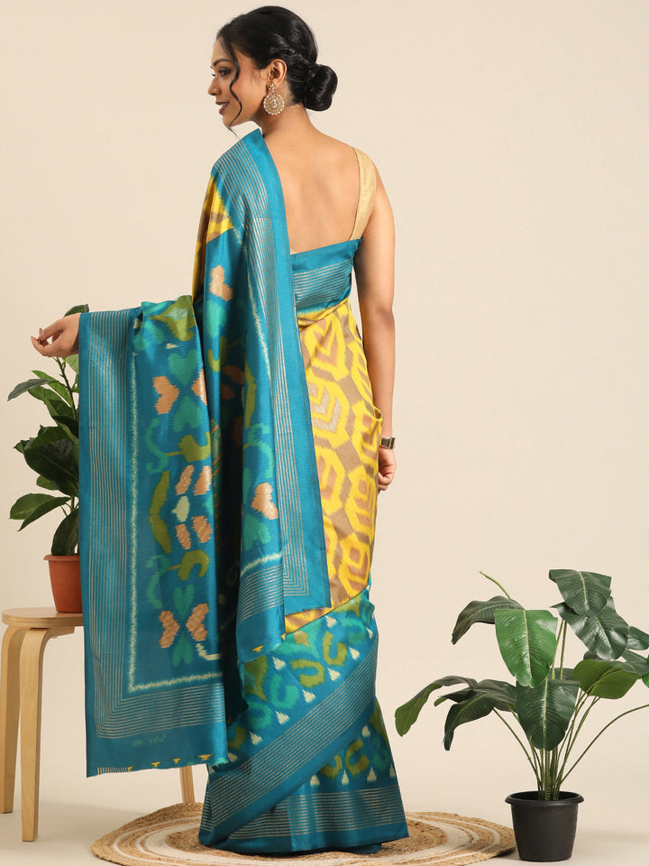 Printed Art Silk Saree