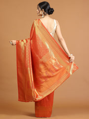 Zari Jaal Woven Art Silk Saree