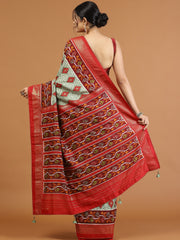 Patola Printed Art Silk Woven Saree