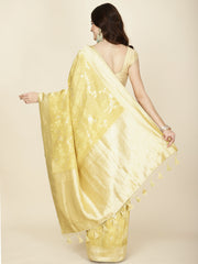 Zari Jaal Woven Banarasi Saree
