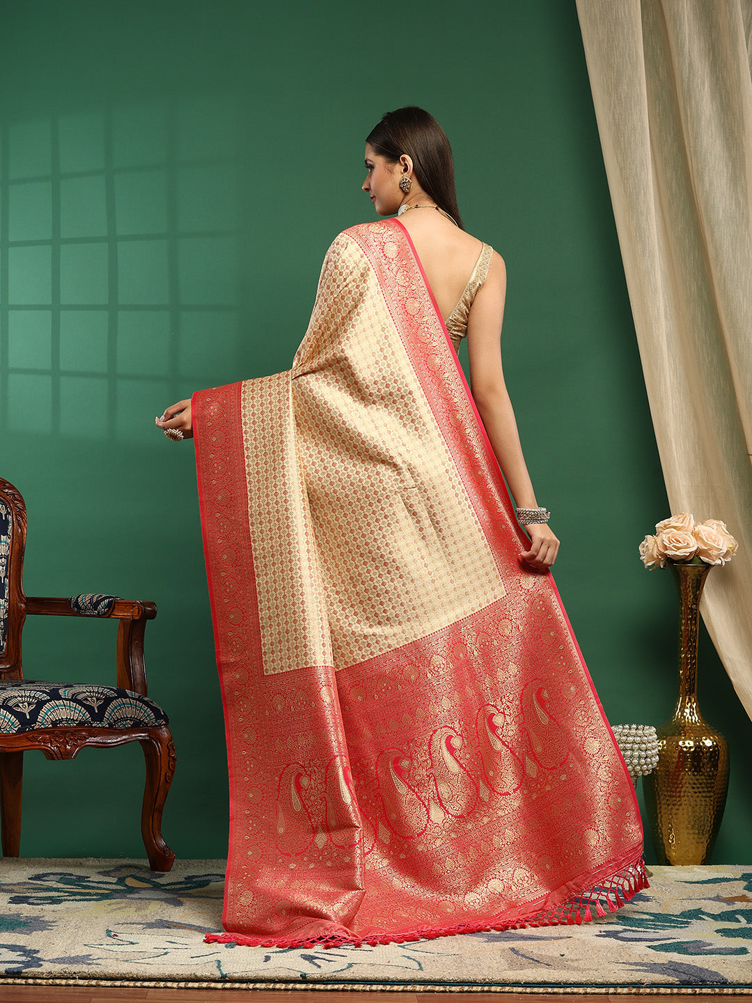 Woven Design Art Silk Saree