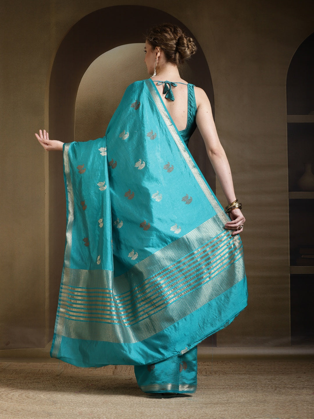 Woven Design Art Silk Saree