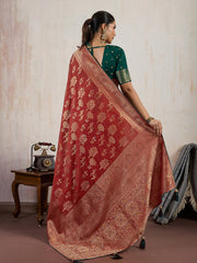 Woven Design Pashmina Saree