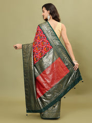 Patola Printed Art Silk Woven Saree