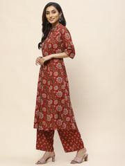 Printed Cotton Kurta Set