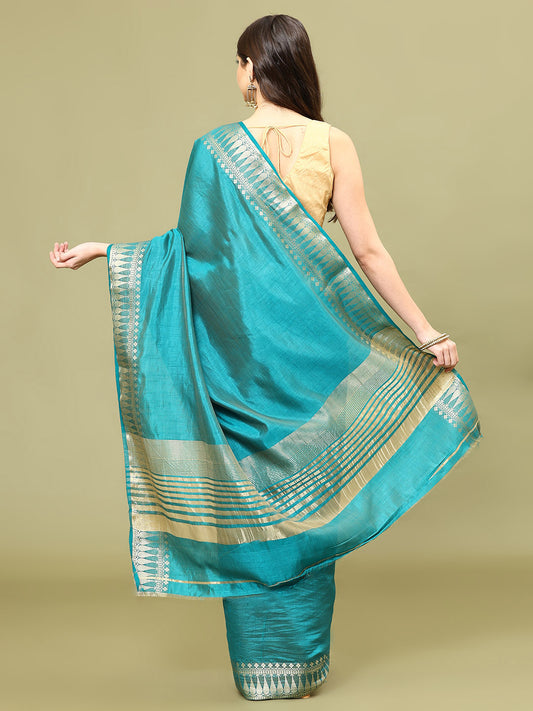 Zari Border Woven Handloom Saree