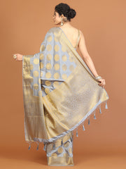 Zari Border Woven Art Silk Saree